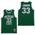 Magic Johnson 33 Michigan State Green Jersey