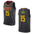 Men'S Atlanta Hawks #15 Damian Jones Icon Swingman Nba Jersey - Black