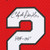 Clyde Drexler Portland Trail Blazers Fanatics  Autographed Red Mitchell and Ness Swingman Jersey with "HOF 04" Inscription