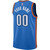 Oklahoma City Thunder Nike Replica Replica Replica Swingman Custom Jersey Blue - Icon Edition