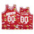 Custom #00 Houston Rockets Red Tear Up Pack Jersey
