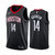 Men'S D.J. Augustin #14 Houston Rockets Statet Edition Nba Jersey Black