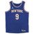 RJ Barrett New York Knicks Fanatics  Autographed Jordan Brand Blue Icon Swingman Jersey