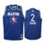 Kawhi Leonard #2 2020 Nba All-Star Game Jersey Western Conference Los Angeles Clippers Blue Youth