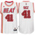 Male Glen Rice Miami Heat #41 White Hardwood Classic Swingman Jersey