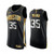 Houston Rockets Christian Wood Black 2021 Golden Edition  Limited Jersey