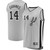 Drew Eubanks San Antonio Spurs Fast Break Replica Player Jersey - Statement Edition - Silver