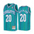 Gordon Hayward Charlotte Hornets Youth Teal Hardwood Classics Jersey