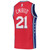 Joel Embiid Philadelphia 76Ers Nike Replica Replica Replica  Swingman Player Jersey - Statement Edition - Red