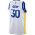 Men'S Nike Replica Replica Replica Stephen Curry White Golden State Warriors Swingman Badge Jersey - Association Edition