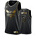 Men'S Charlotte Hornets Nicolas Batum Black #5 Golden Edition Swingman Jersey