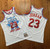 Chicago Bulls Michael Jordan #23 Nba Classic White Jersey