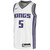 De'Aaron Fox Sacramento Kings Nike Replica Replica Replica  2020/21 Swingman Jersey - Association Edition – White