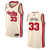 Portland Trail Blazers 33 Zach Collins City Swingman Cream 3D Jersey