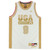 Michael Jordan Chicago Bulls Upper Deck Autographed Team USA Gold Jersey