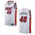 Miami Heat 40 Udonis Haslem Association Swingman White 3D Jersey