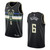 2021 20 Milwaukee Bucks 6 Eric Bledsoe Statement Swingman Black 3D Jersey