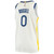 Men'S Nike D'Angelo Russell White Golden State Warriors  Badge Swoosh Back 6 Jersey - Association Edition