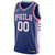 Philadelphia 76ers Nike Replica Replica Replica Swingman Custom Jersey Blue - Icon Edition
