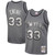 Patrick Ewing New York Knicks Mitchell & Ness Hardwood Classics Retired Player 1991/92 Metal Works Swingman Jersey – Charcoal