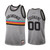 Custom #00 San Antonio Spurs Silver Hardwood Classics Jersey