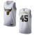 Chicago Bulls 45 Denzel Valentine Golden Edition White 3D Jersey
