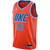 Oklahoma City Thunder Jordan Brand Swingman Custom Jersey - Statement Edition - Orange