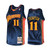 Klay Thompson #11 Golden State Warriors Navy Hardwood Classics  Jersey