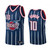 Houston Rockets #10 Eric Gordon Navy Hardwood Classics Men'S Jersey
