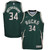Giannis Antetokounmpo Milwaukee Bucks Nike Youth 2020/21 Swingman Player Jersey Hunter Green - Earned Edition
