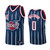 Houston Rockets #0 Russell Westbrook Navy Hardwood Classics Men'S Jersey