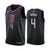 Rajon Rondo 4 Los Angeles Clippers Statenent Edition Black Jersey