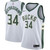 Giannis Antetokounmpo Milwaukee Bucks Jersey White Association Edition 2019