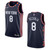 New York Knicks 8 Mario Hezonja City Edition Swingman Navy 3D Jersey