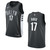 Brooklyn Nets 17 Ed Davis Statement Swingman Black 3D Jersey