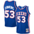 Darryl Dawkins Philadelphia 76Ers Mitchell & Ness 1976 77 Hardwood Classics Swingman Player Royal 3D Jersey