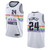Denver Nuggets 24 Mason Plumlee City Swingman White 3D Jersey