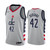 Washington Wizards Davis Bertans #42 Gray 2020-21 City Edition Jersey