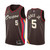 Portland Trail Blazers Derrick Jones Jr. #5 Black 2021 City Edition Jersey Swingman