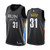 Brooklyn Nets Jarrett Allen #31 Black 2020-21 City Jersey Honor Basquiat