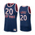 Kevin Knox #20 New York Knicks Navy Hardwood Classics Jersey