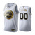 Custom #00 Philadelphia 76Ers White Golden Edition Jersey