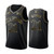 Kansas Jayhawks Markieff Morris Black Golden Edition Limited Jersey Detroit Pistons