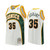 Seattle Supersonics #35 Kevin Durant White Hardwood Classics Men Jersey