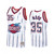 Christian Wood #35 Houston Rockets Hardwood Classics Jersey White