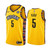 Jason Kidd Brooklyn Nets 2019-20 Yellow City #5 Jersey
