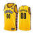 Custom Brooklyn Nets 2019-20 Yellow City #00 Jersey