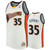 Golden State Warriors #35 Kevin Durant White 2009-10 Hardwood Classics Jersey