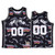 Custom #00 San Antonio Spurs Black Tear Up Pack Jersey