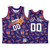 Custom #00 Phoenix Suns Purple Tear Up Pack Jersey